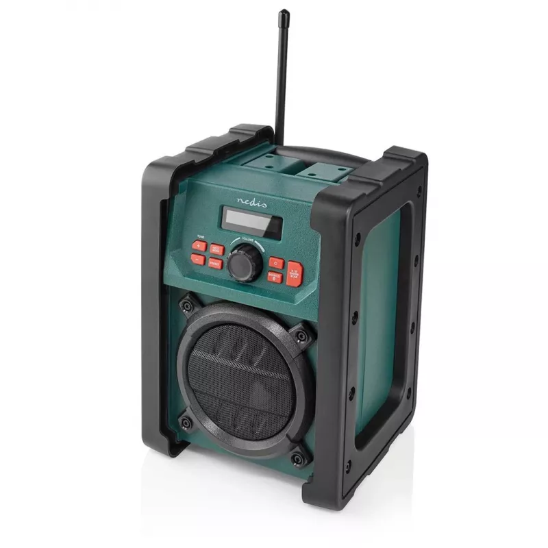 Rádio Nedis RDDB3100GN 15W Bluetooth IP65 Preto/Verde