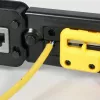 Alicate de cravar cabos Gembird T-WC-05, comprimento 195 mm, largura 53 mm, 0,36 kg, amarelo/vermelho/preto