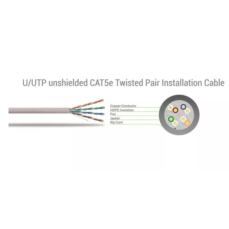 Sbox UTP-30 cabo de rede UTP CAT5e RJ45 30 m preto