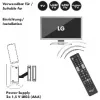 Comando à distância Schwaiger UFB100LG 533 IR sem fios com botões preto (UFB100LG 533)