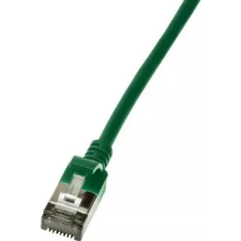 LogiLink cabo de rede fino U/FTP 1,5 m Cat6a U/FTP (STP) verde (CQ9045S)