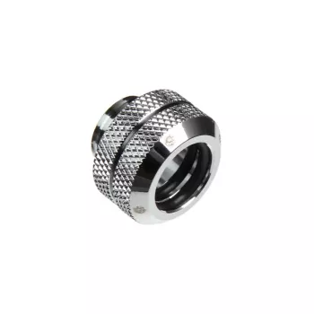 Adaptador Multi-Link Bitspower, reto, G1/4 polegadas macho para tubo rígido 12 mm DE – prateado brilhante