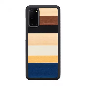 Capa para telemóvel Man and Wood Galaxy S20 preto – capa de proteção para Samsung Galaxy S20