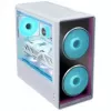 Conjunto de caixa de PC Lian Li LANCOOL 217 INF + HydroShift II LCD-S 360TL AiO - branco