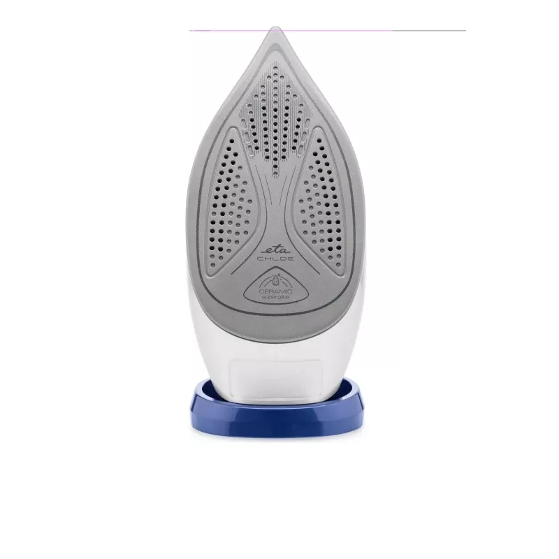 Ferro de engomar a vapor ETA | ETA227690000 Chloe | Ferro de engomar a vapor | 2600 W | capacidade do depósito de água 350 ml | vapor contínuo 40 g/min | prateado/azul