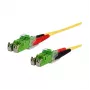 Cabo de rede METZ CONNECT OpDAT E2000-D APC/E2000-D APC OS2 1,0m