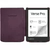 Capa tipo carteira para leitor de e-books de 6 polegadas PocketBook Shell — preta/branca, 112 × 160 × 12,5 mm