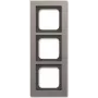 Busch-Jaeger Busch-axcent 1723-270 Moldura de cobertura tripla, Platina