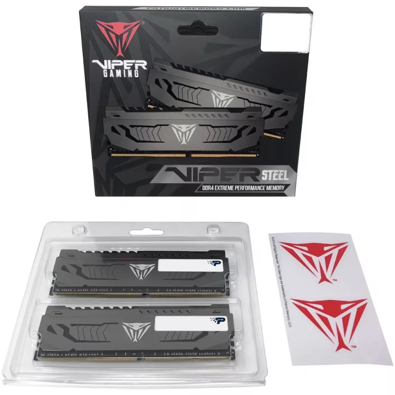 Kit de memória Patriot Memory Viper PVS416G320C6K (DDR4 DIMM; 2 x 8 GB; 3200 MHz; CL16)
