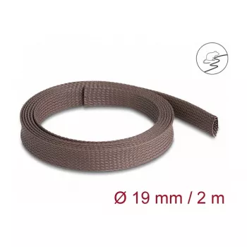 Bainha de cabo DeLOCK 20899 castanho poliéster 1,9 cm de diâmetro