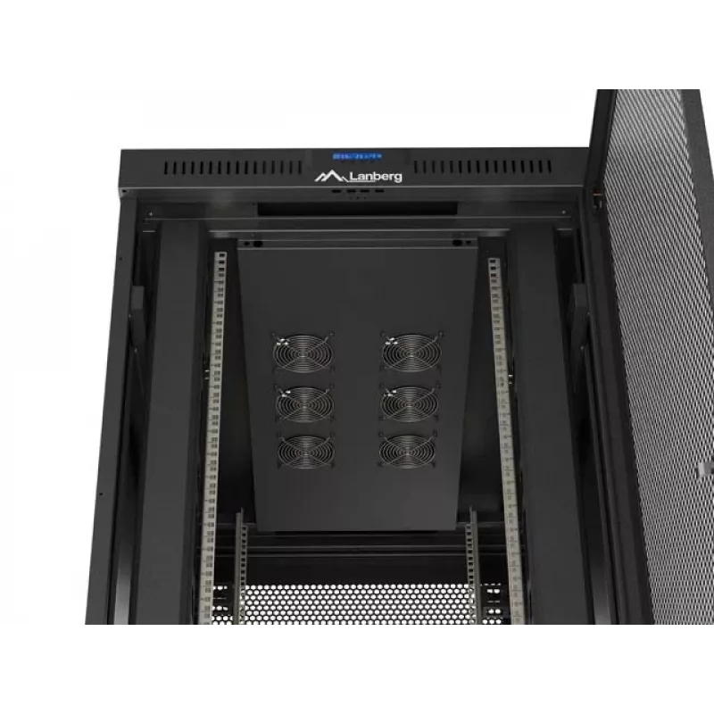 Armário rack LANBERG FF01-8247-23BL 47U armário autónomo, 2343×800×1200 mm, IP20, 165 kg, carga 1200 kg