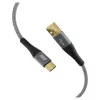Conjunto de cabos USB-A para USB-C EFB Elektronik 60W QC 3A 2x3m cinzento - Digital/Dados (USB-AC-00009)
