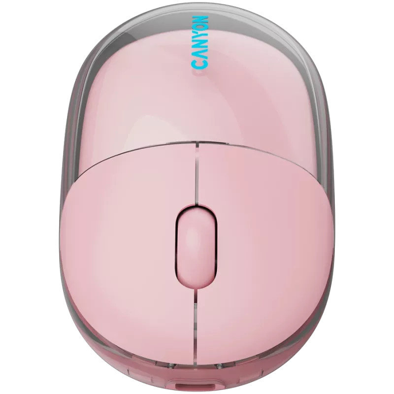 Rato CANYON OnClick 24 BT/ sem fios transparente/rosa