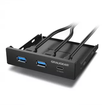 Placa/adaptador de interfaces internas GRAUGEAR G-MP01 preto 102x102x25mm