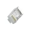 Conector CAT.6 RJ45 100 unidades, laranja