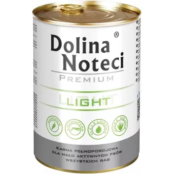 Comida húmida para cães dolina noteci Premium Light porco e frango 400 g — raças médias adultas, 80 % humidade, 3 % gordura, 10 % proteína
