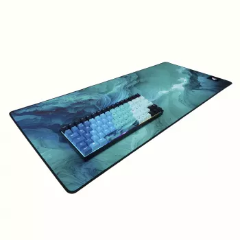 Teclado mecânico para gaming Sharkoon SKILLER SGK50 S3 Ultimate Rev2 azul-menta layout QWERTZ