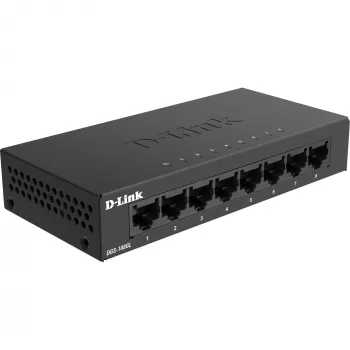 D-Link DGS-108GL Unmanaged Gigabit Ethernet (10/100/1000) Preto