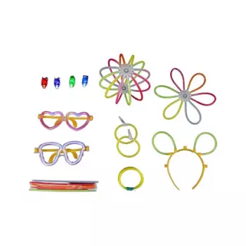 Varetas para trabalhos manuais RealPower 495549 — varetas de madeira multicoloridas, comprimento 200 mm, pack de 200