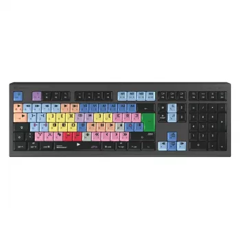 Teclado retroiluminado Logickeyboard Avid Media Composer ASTRA 2 Mac francês (LKB-MCOM4-A2M-FR)