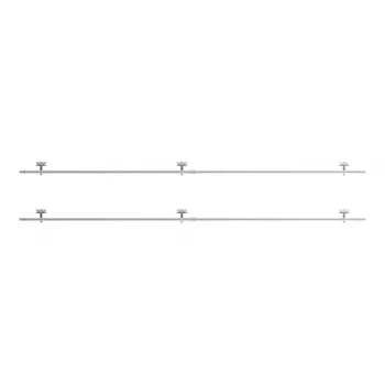 Conjunto de suporte para telhado inclinado Anker SOLIX B5606341 para painéis solares, para 2 módulos, alumínio, prateado