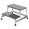 Degrau Krause 805027, alumínio 2 degraus, carga máx. 150 kg, comprimento 680 mm, altura 41 cm