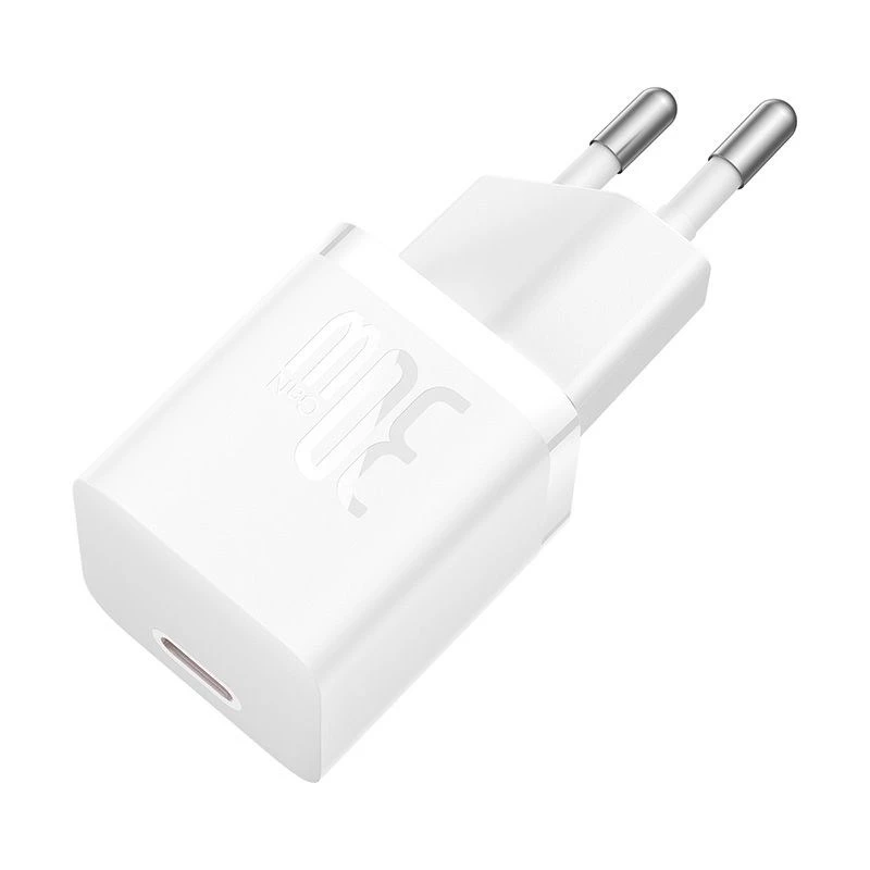 Carregador de parede Baseus P10110902213-01 USB-C GaN5 mini 30W branco