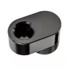 Conector rotativo XSPC 14mm Offset G1/4, cromado preto - conector angular rotativo para refrigeração líquida