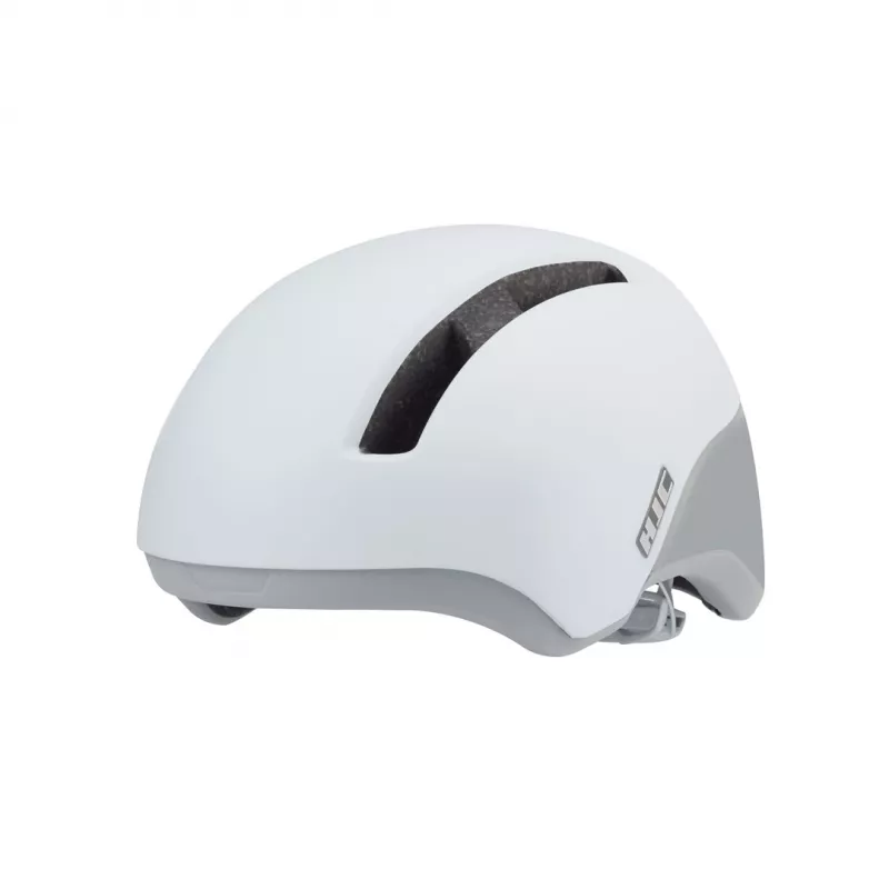 Capacete de bicicleta HJC CALIDO branco/prateado, tamanho M (55–59 cm), In-Mold, 4 aberturas de ventilação, sistema SELFIT, 280 g