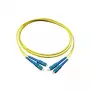 Cabo de fibra ótica duplex patch monomodo SC/SC, 9/125, comprimento: 3 m, Good Connections® (LW-903SC)