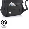 Mochila de lazer XDDESIGN Bobby Soft com compartimento para portátil de 15,6 polegadas, 16 l, PET, preto