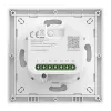Interruptor inteligente de parede de dois canais Sonoff MINI-2GS-E — relé compacto para embutir para dois circuitos, compatível com Matter