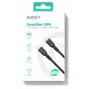 Cabo de nylon AUKEY CB-KCC101 USB-C para USB-C 1m