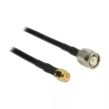 Cabo coaxial DeLOCK 89505 5 m TNC SMA preto