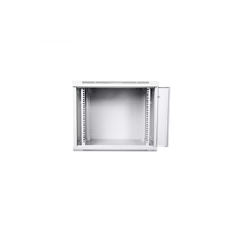 Armário rack de parede Allied Telesis DN-W19 12U cinzento-claro, altura de montagem 12U, design de montagem em parede