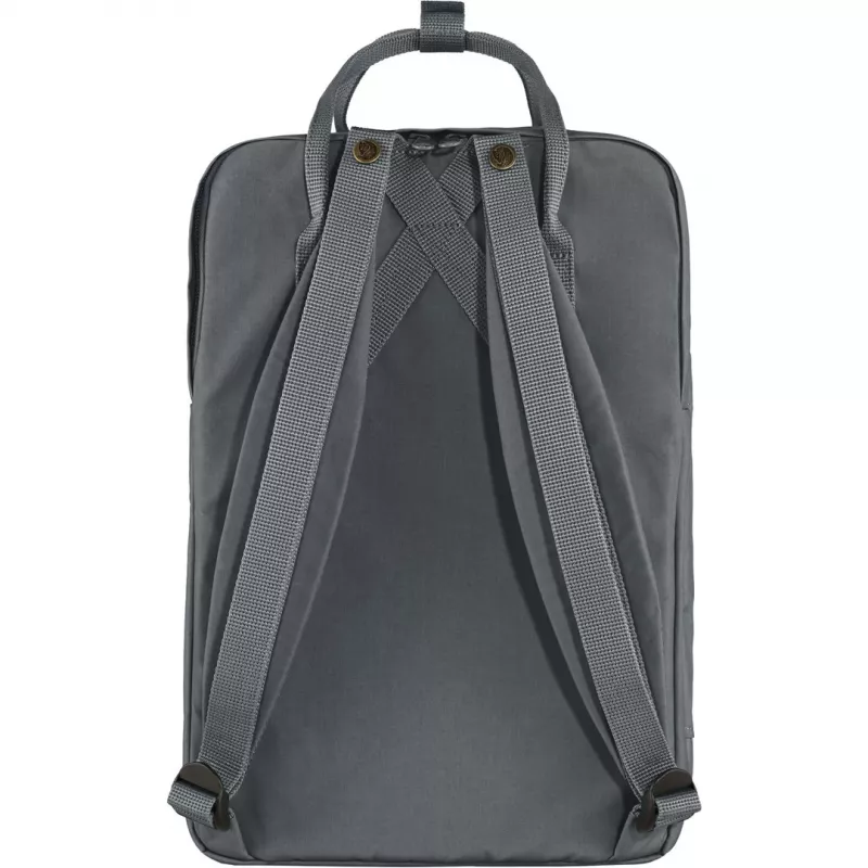 Mochila casual Fjällräven Kanken Laptop 15 polegadas Cinzento — 280×160×400 mm, Poliamida/PP/Vinil