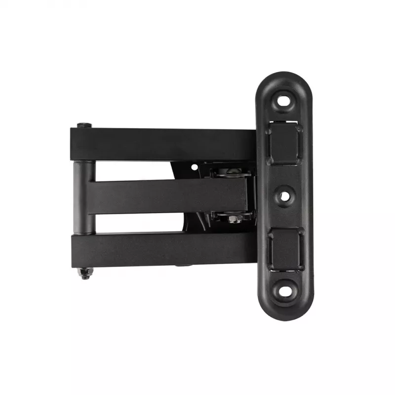 Suporte de parede para TV/monitor Maclean MC-417 totalmente articulado 13-32 30kg máx. VESA 100x100 preto com pintura em pó suporte universal ajustável distância à parede ajustável rotativo inclinável