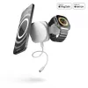 Carregador de viagem ZENS 2-IN-1 MAGSAFE + WATCH branco