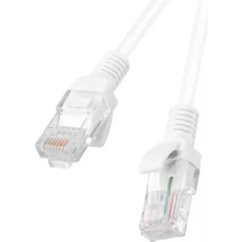 Cabo de rede Lanberg PCU6-10CC-0100-W 1m Cat6 U/UTP branco