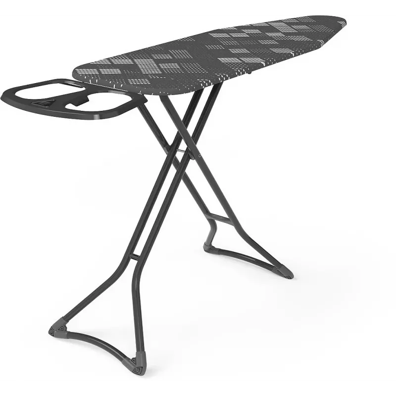 Tábua de passar a ferro tamanho completo PROMIS PKD80 COMFORT PLUS — tamanho padrão, cinzento, dobrável, suporte para ferro