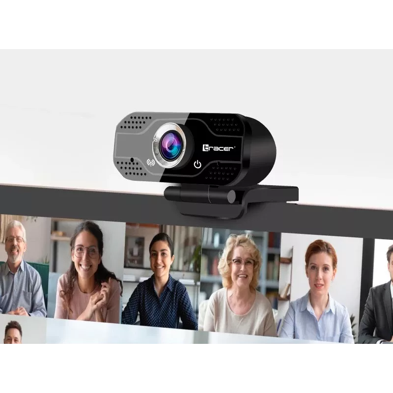 Webcam Tracer WEB007 2 MP 1920 x 1080 pixels USB 2.0 preto