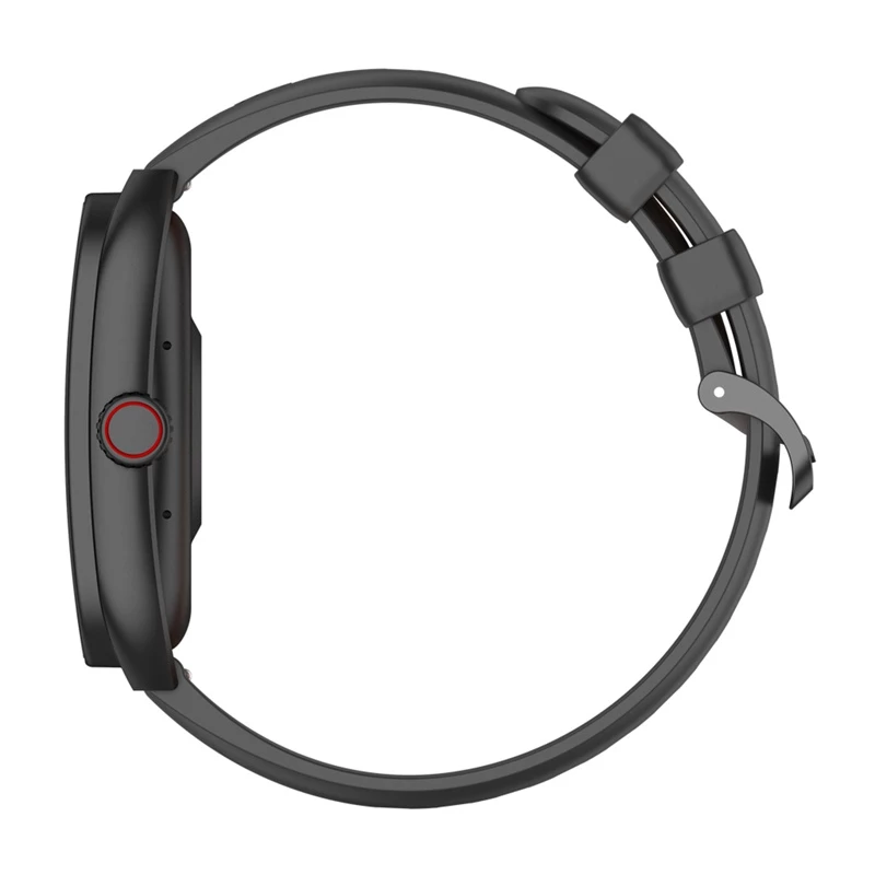 Smartwatch Colmi P86 preto com medidor de frequência cardíaca, à prova de água