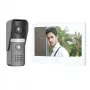 Intercomunicador com monitor, Tuya, Wi-Fi, dois fios