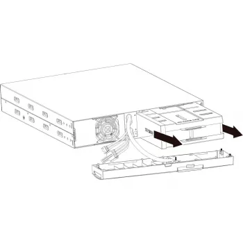 Pacote de baterias para PowerWalker VFI 10000P/RT LCD (substituição, modelo compatível VFI 10000P/RT)