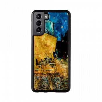 Capa de proteção iKins para Samsung Galaxy S21+ — preto