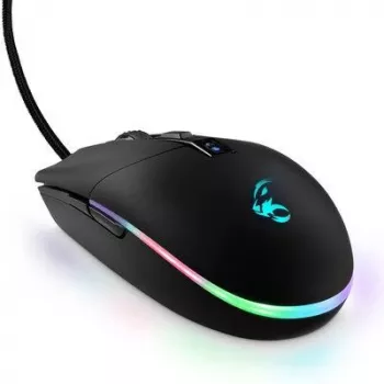 Rato gaming MediaRange MRGS202 – para destro, ótico, 4000 DPI, 6 botões, USB Type-A, preto