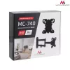 Suporte de parede para TV MACLEAN MC-740 para ecrãs de 13–23 polegadas, VESA até 100x100, capacidade de carga 30 kg