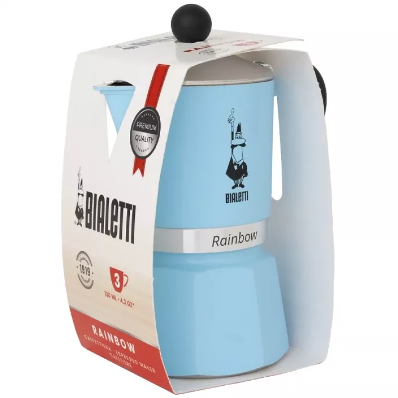 Máquina de café Bialetti Rainbow 0,06 L alumínio termoplástico azul