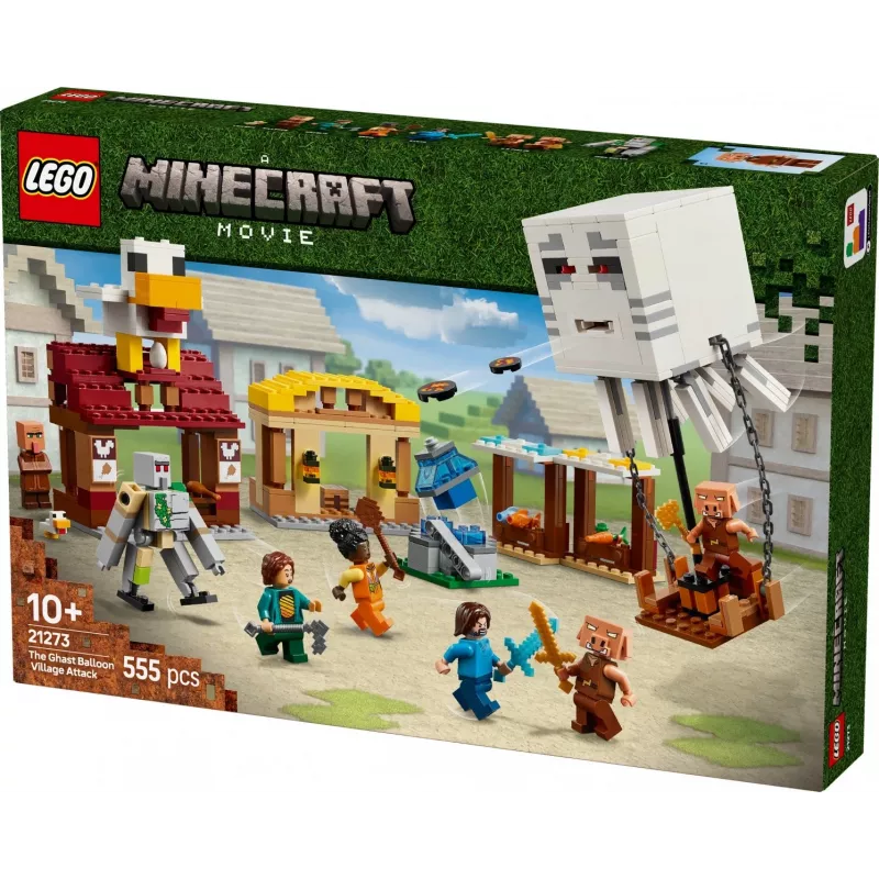 LEGO MINECRAFT 21273 O ataque do balão Ghast à aldeia