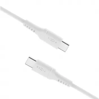 Cabo fixo USB-C para USB-C FIXED FIXDLS-CC2-WH, 2 m, 60 W